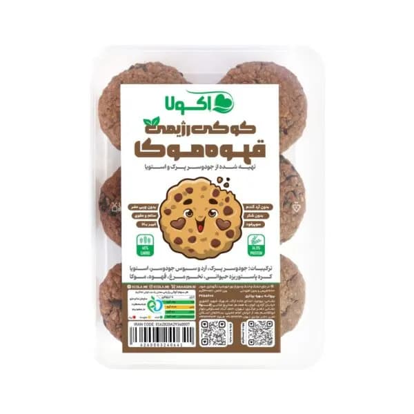 کوکی رژیمی قهوه موکا